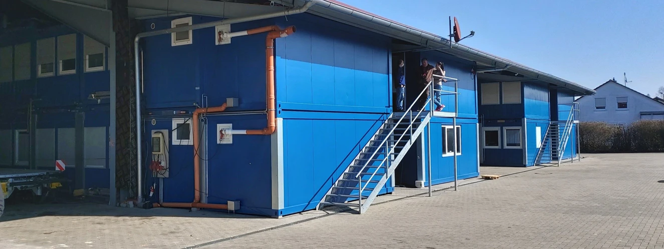 Container, Ukraine, Flüchtlinge