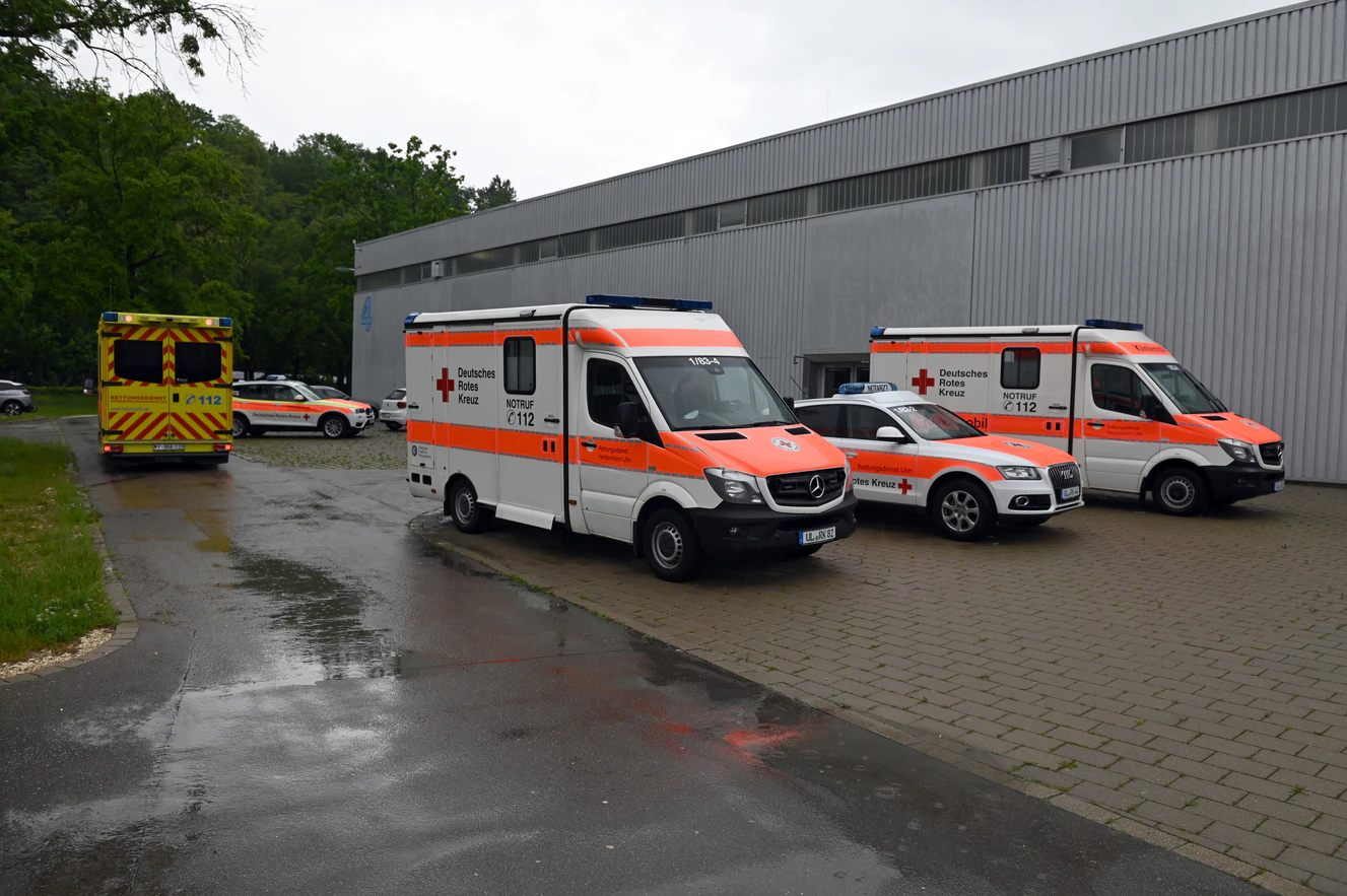 Rettungswagen auf dem Ulmer Messegelände — © Thomas Heckmann 
