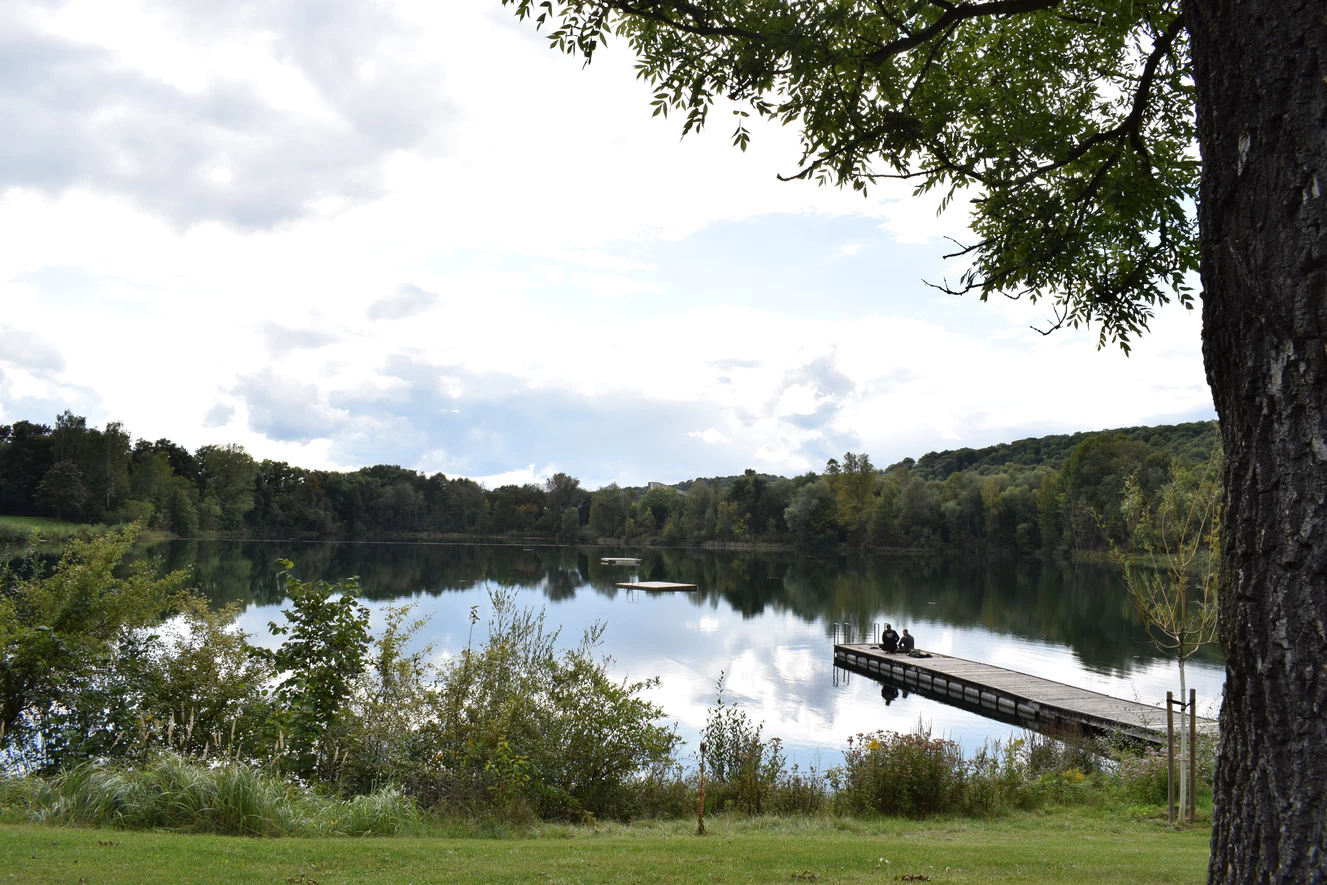 Blick auf Badesee in Pfuhl — © Stadt Neu-Ulm