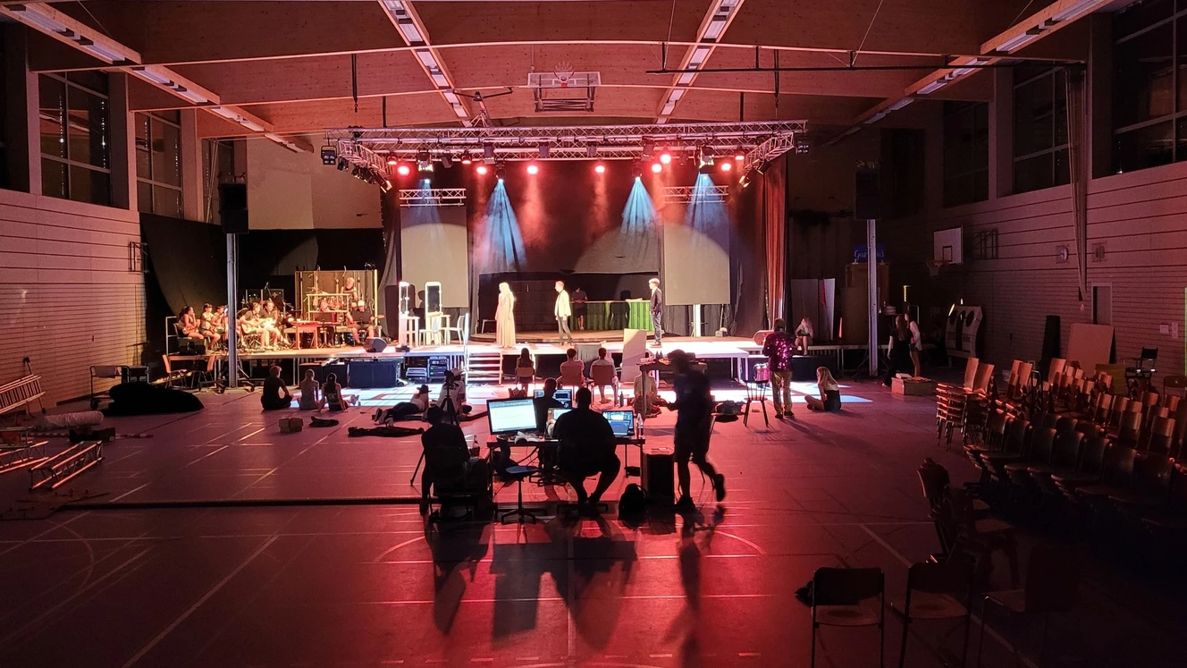 Musical, Wettenhausen, Bühne
