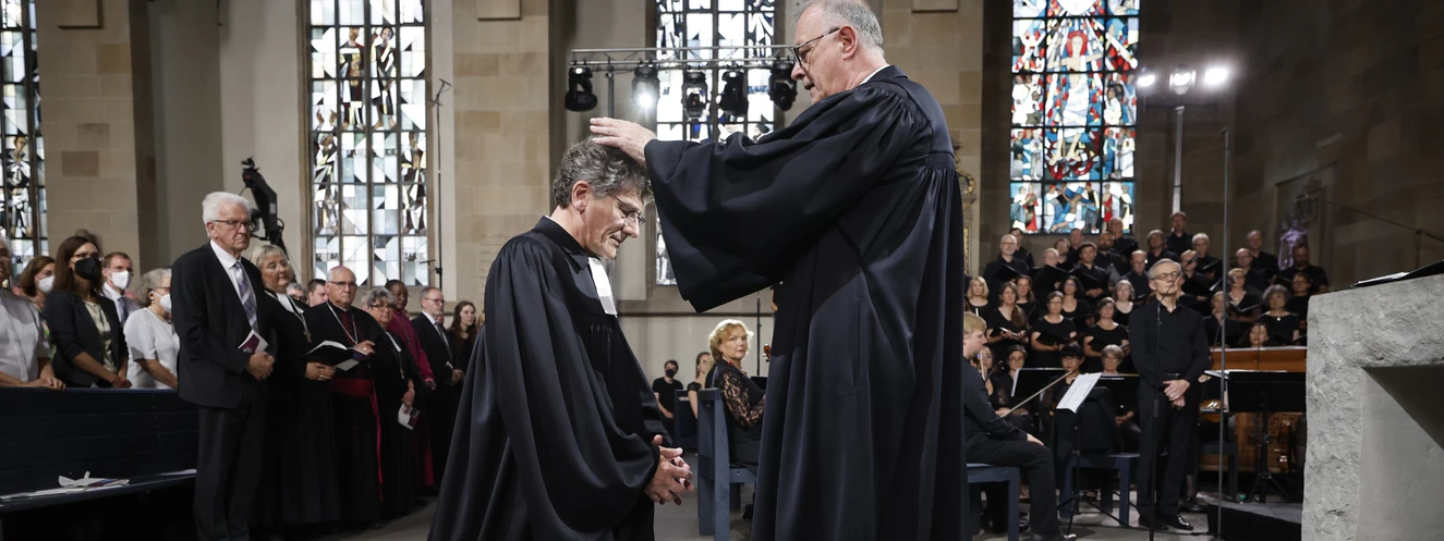 Amtseinsetzung Landesbischof Ernst-Wilhelm Gohl Juli 2022 Einführung Investitur — © Gottfried Stoppel