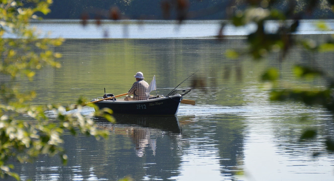 angeln auf boot