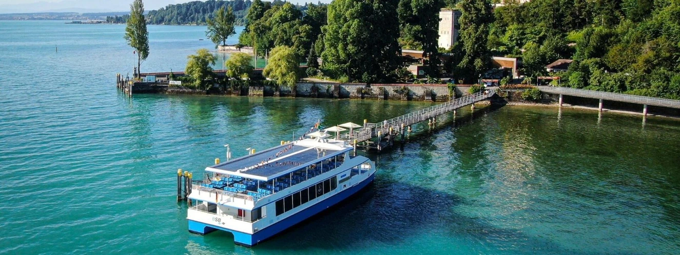 MS Insel Mainau, E-Fähre, Bodensee — © Bodensee-Schiffsbetriebe