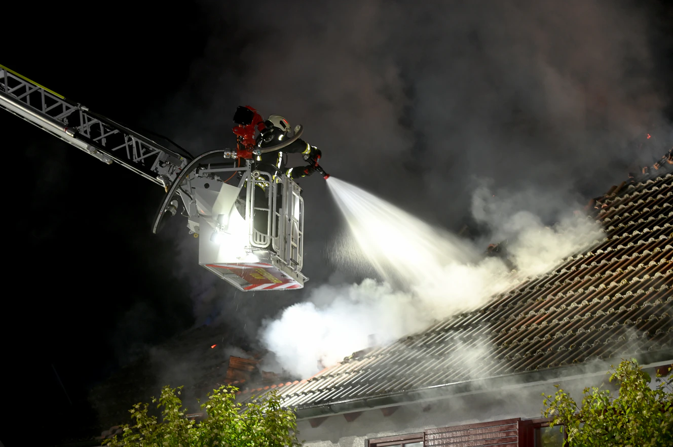 Feuer Musterhausgelände  — © Thomas Heckmann 