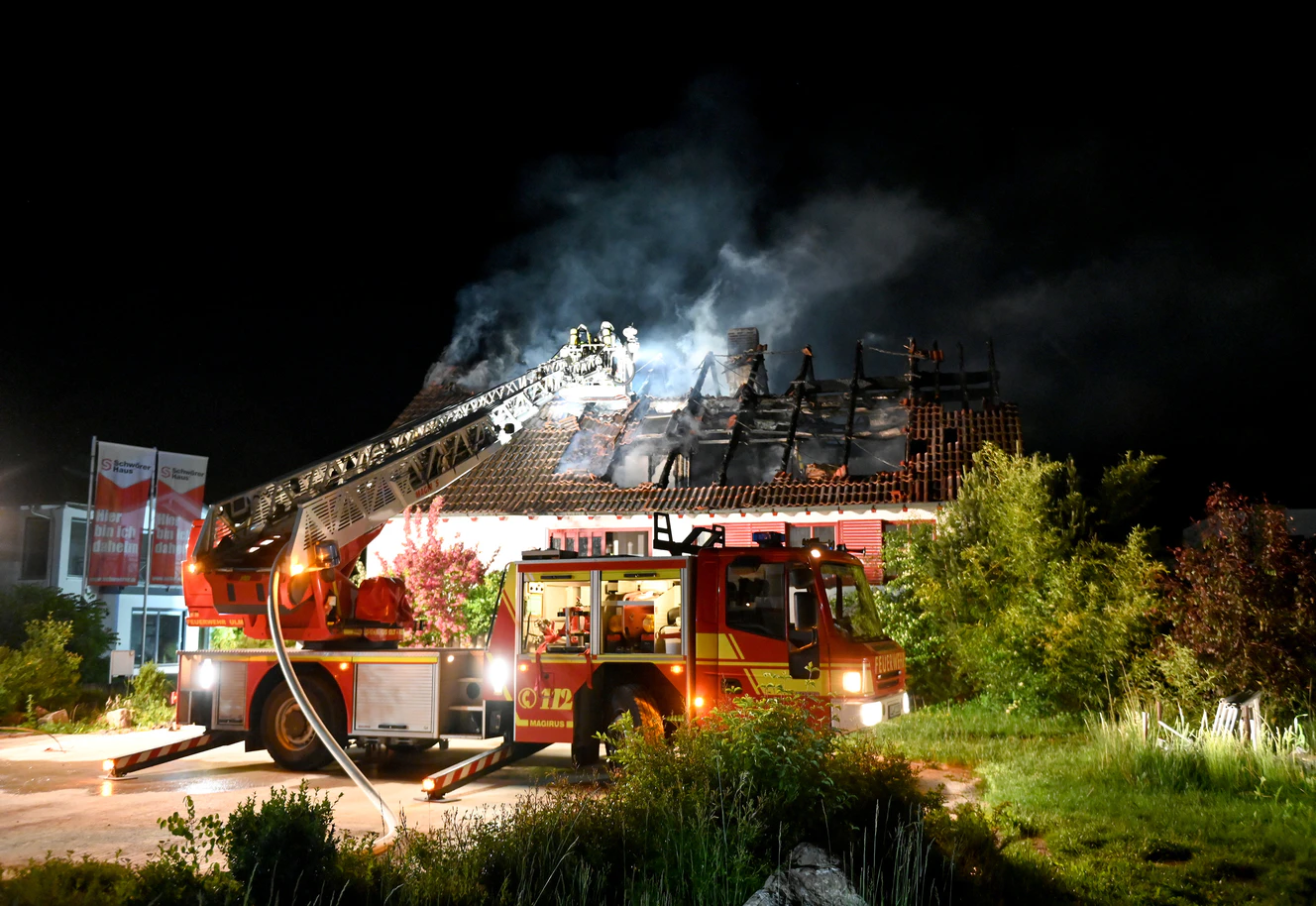 Feuer Musterhausgelände  — © Thomas Heckmann 