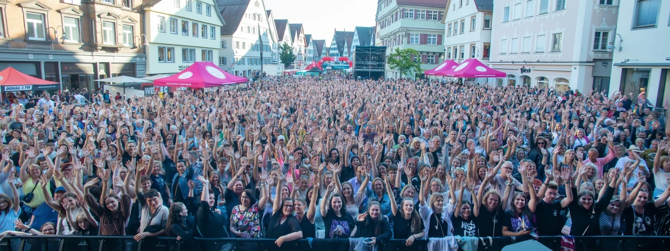 Biberach Marktplatz, Open Air, Sarah Connor, 2022 — © Georg Kliebhan