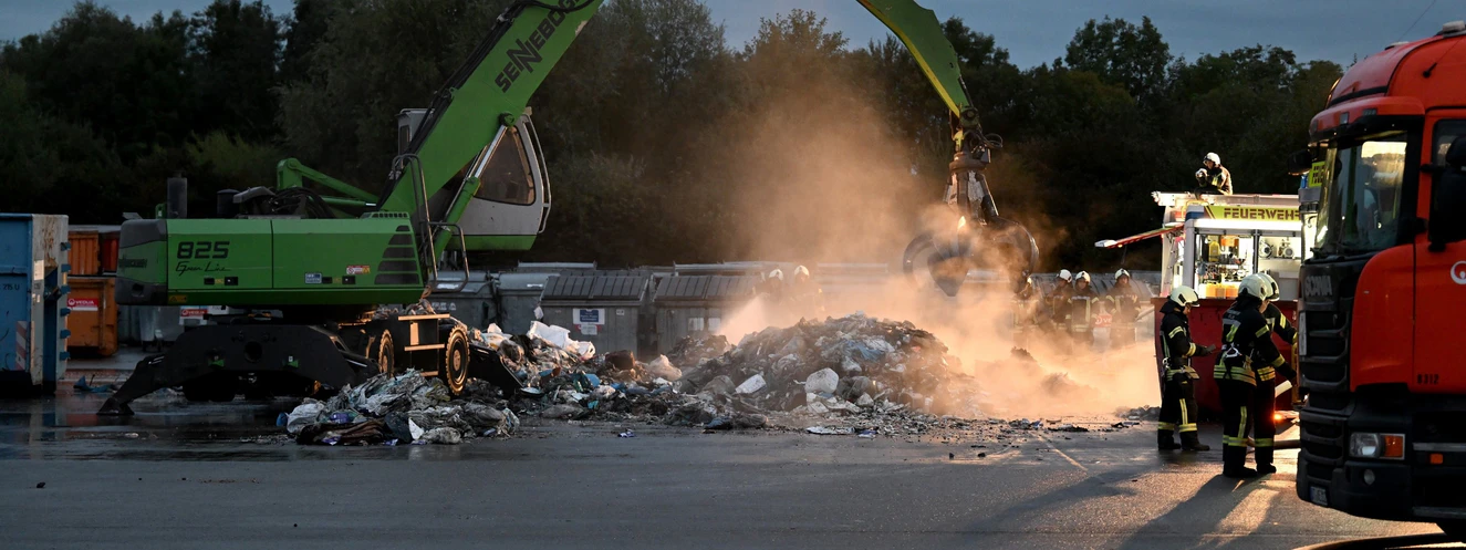 Brand, Recyclingbetrieb — © Thomas Heckmann