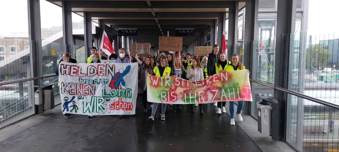 Warnstreik Uniklinik Ulm — © privat