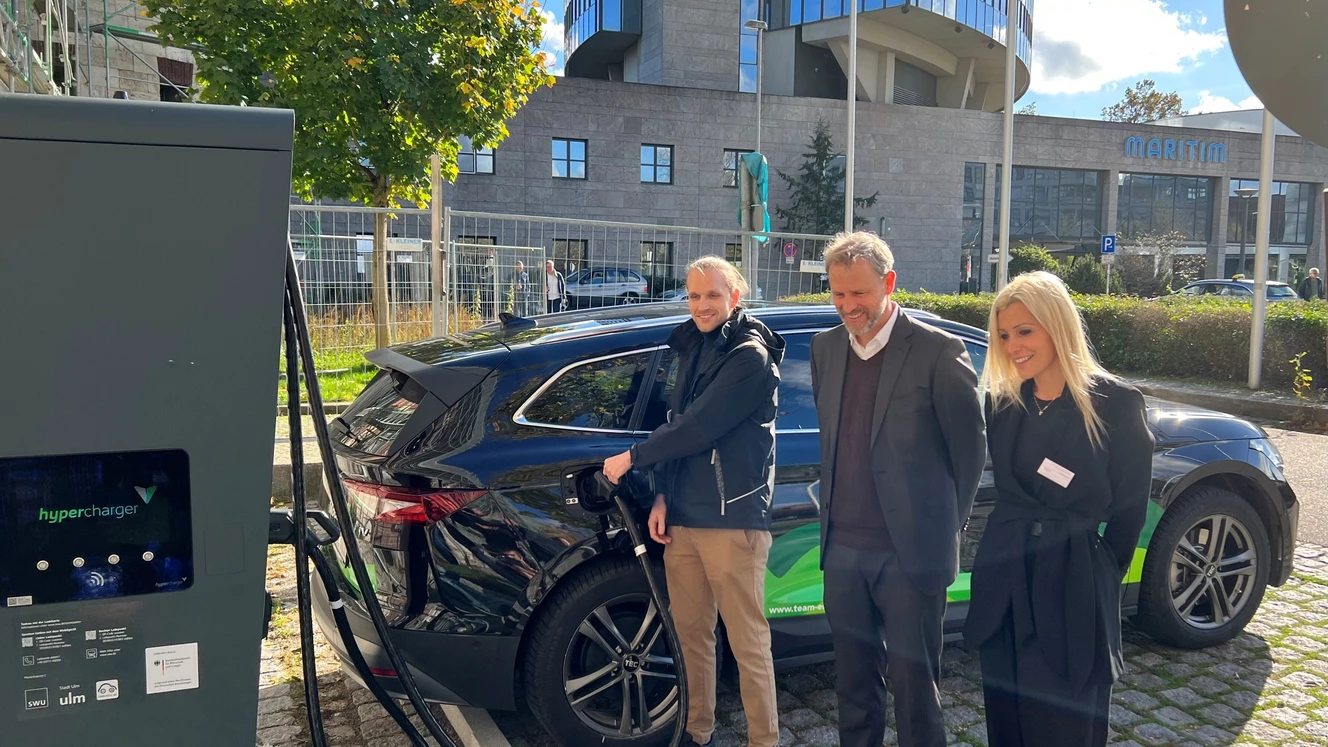 Ladesäule, Tim von Winning, E-Auto
