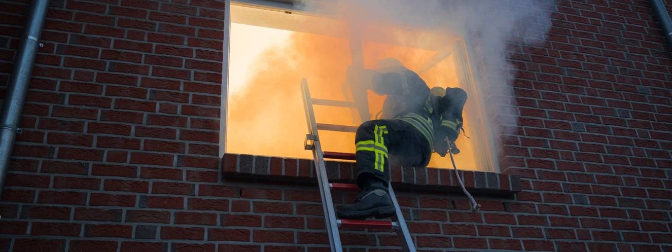 Feuerwehreinsatz Haus — © Symbolbild