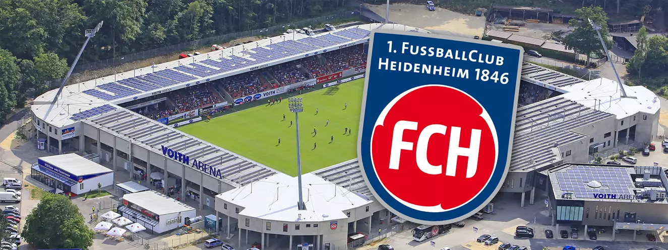 Die Heidenheimer Voitharena — © 1.FC Heidenheim 1846