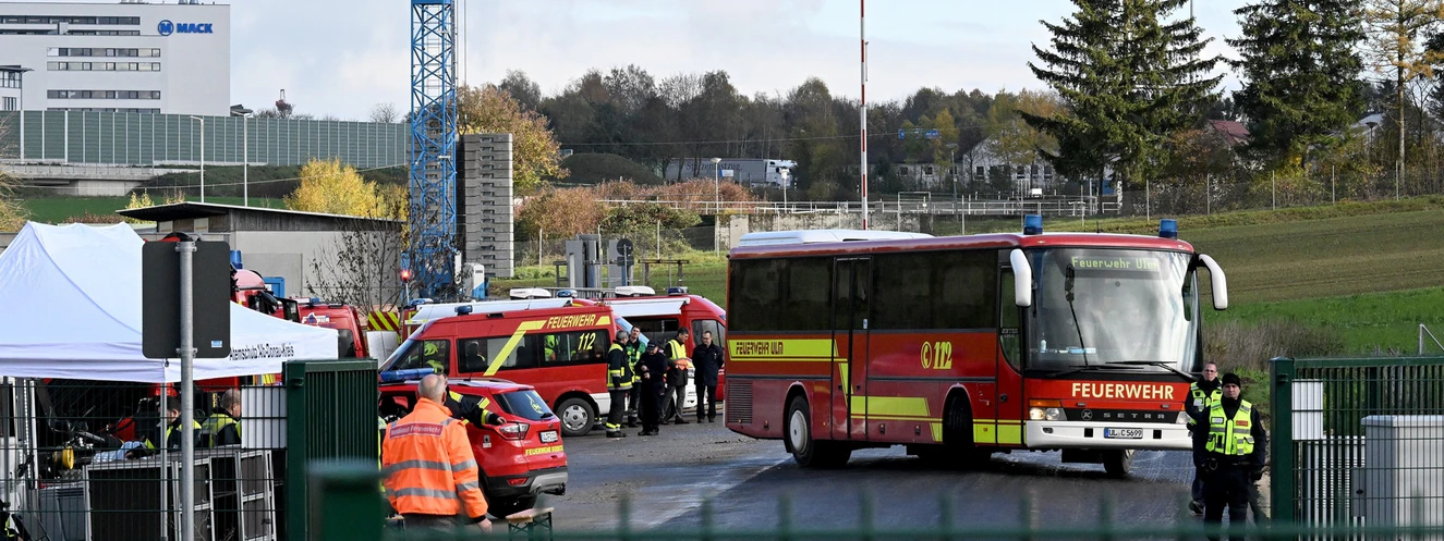 Feuerwehr, Feuerwehr Ulm, Ulm, Feuerwehrübung — © Thomas Heckmann