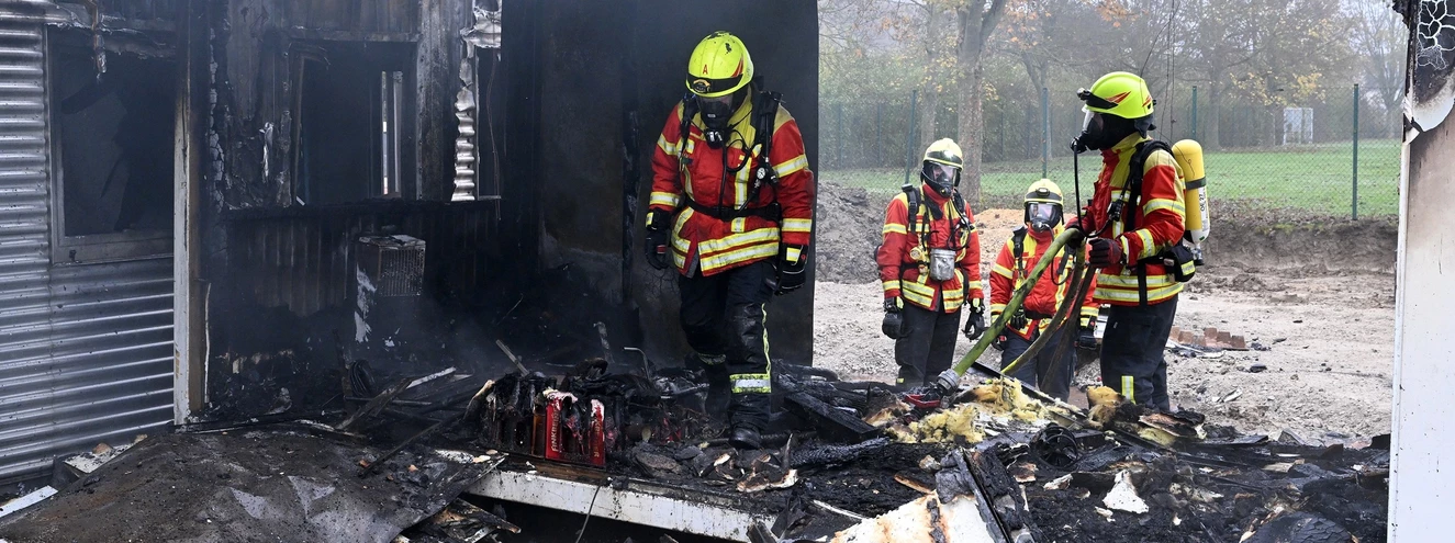 Brand Feuer in Elchingen — © Thomas Heckmann