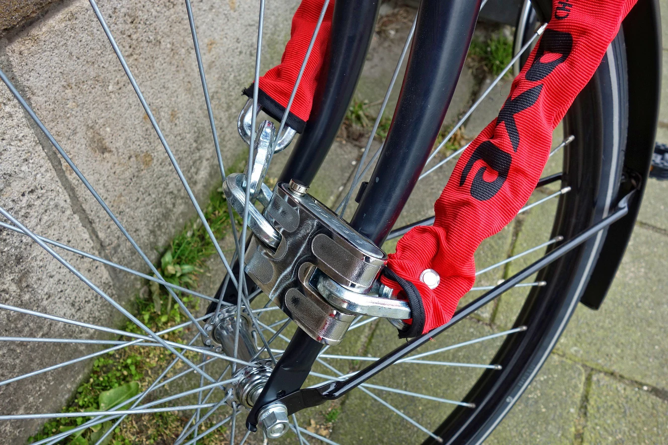 Abgeschlossenes Fahrrad