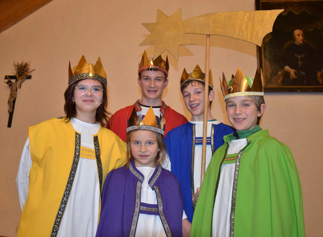 Sternsinger-Gruppe aus Kempten feiert Neujahrgottesdienst mit Papst — © Verspohl-Nitsche_pdke