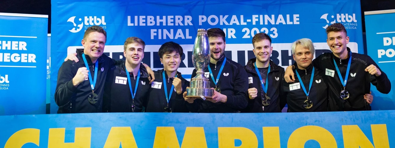 TTC Neu-Ulm gewinnt Deutschen Tischtennis-Pokal vor Rekordkulisse — © BeLa Sportfoto