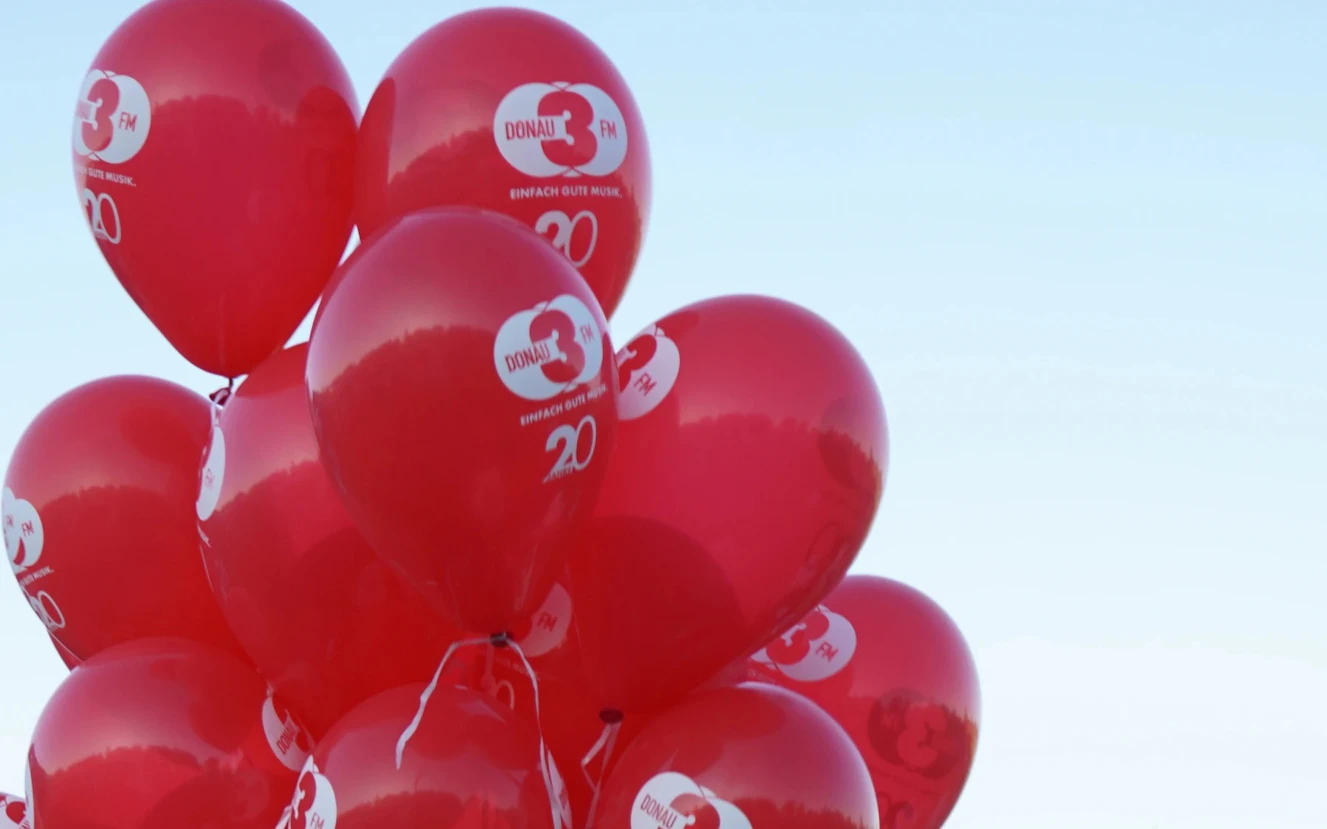 DONAU 3 FM Luftballons