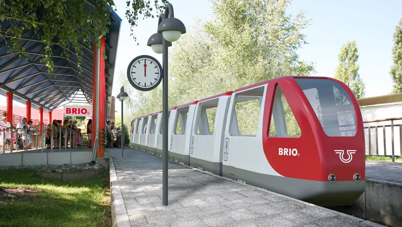 Brio–Express im Ravensburger Spieleland — © Ravensburger Spieleland