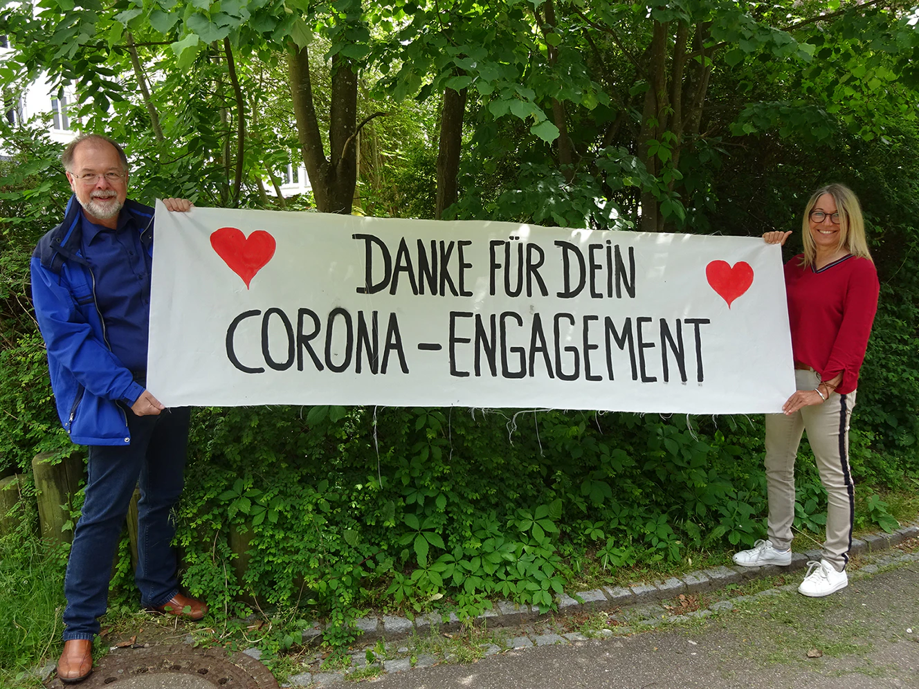 Dankeschön-Banner — © Maria Granz, Freiwilligenzentrum STELLWERK
