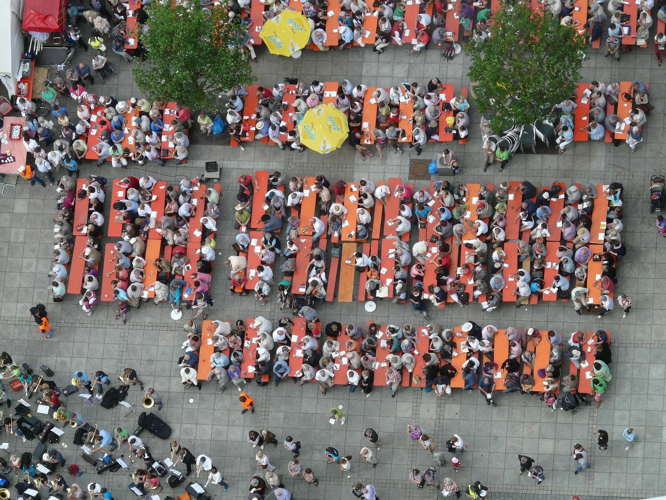 Bierfest von Oben