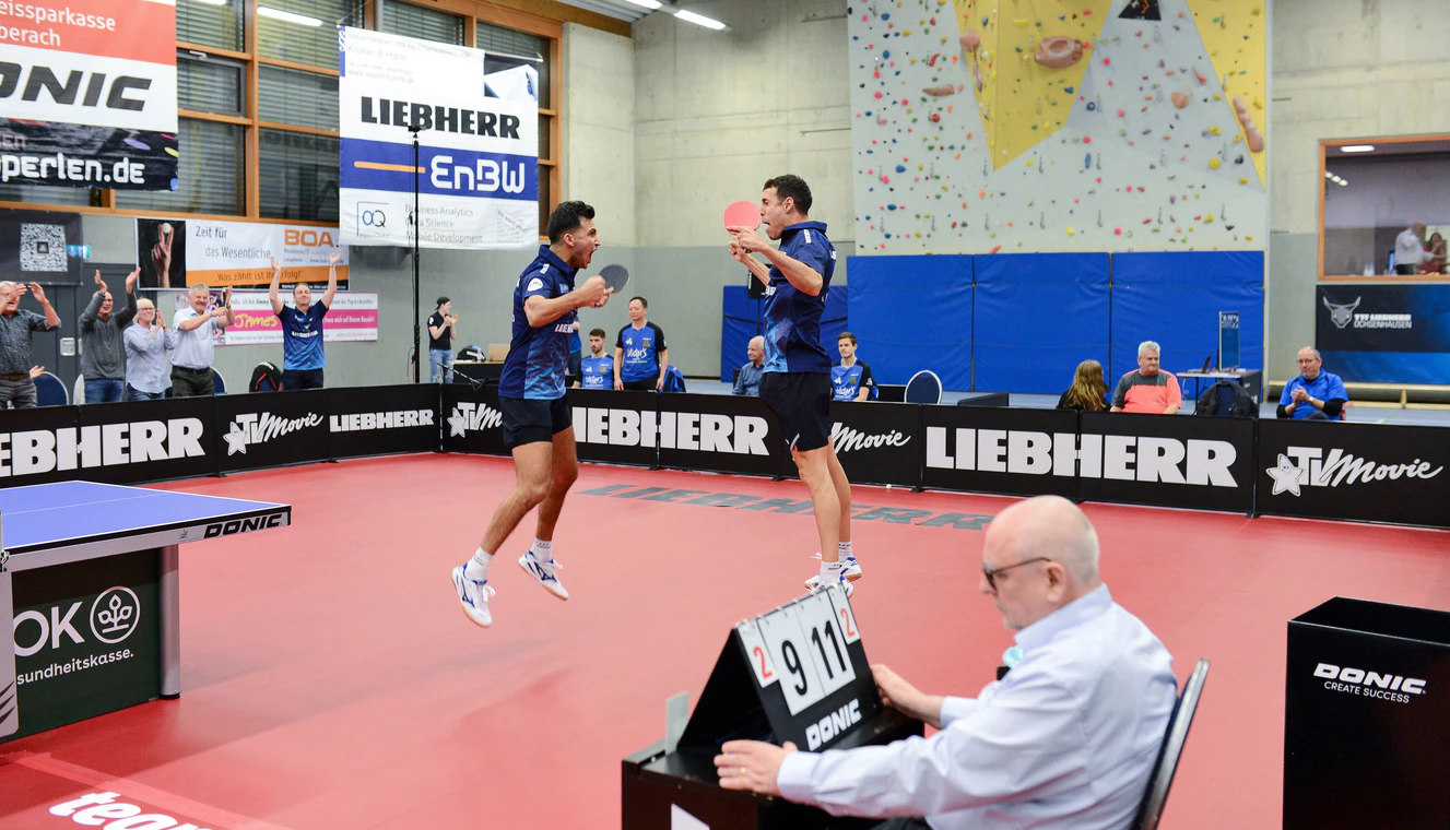 TTF Liebherr Ochsenhausen, Alvaro Robles und Can Akkuzu — © Nicolai Schaal