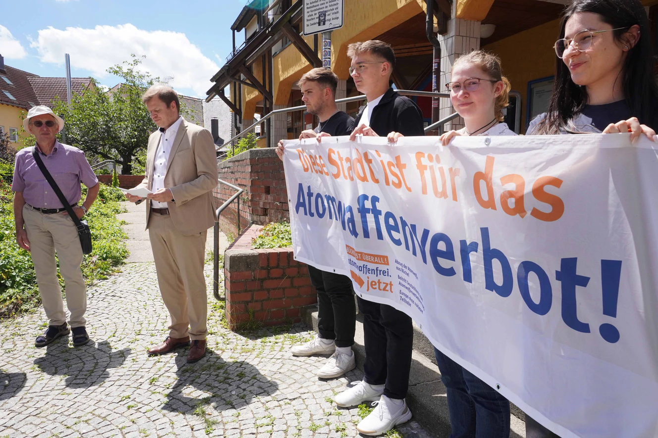 Mayors for Peace: Auch Heidenheim wirbt für eine Welt ohne Atomwaffen — © Stadt Heidenheim