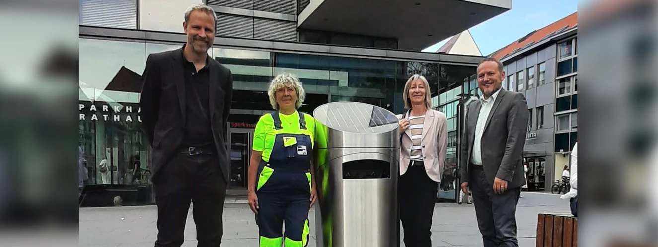 Der neue Hightech-Mülleimer — © EBU