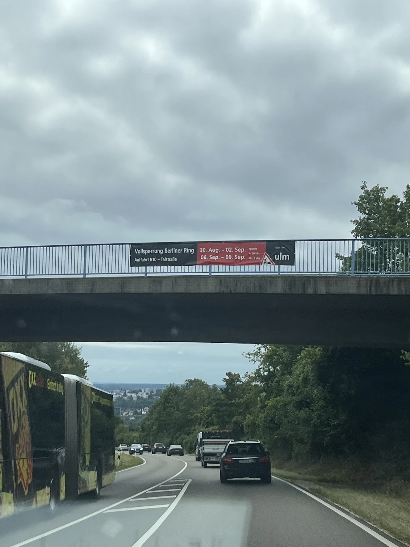 Nächste Ulmer Baustellen-Sperrung: Berliner Ring an zwei Wochenenden dicht!