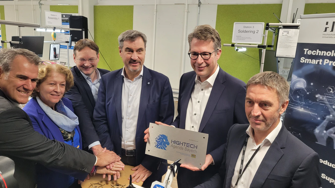 Ministerpräsident Markus Söder, Eröffnung, TTZ Leipheim