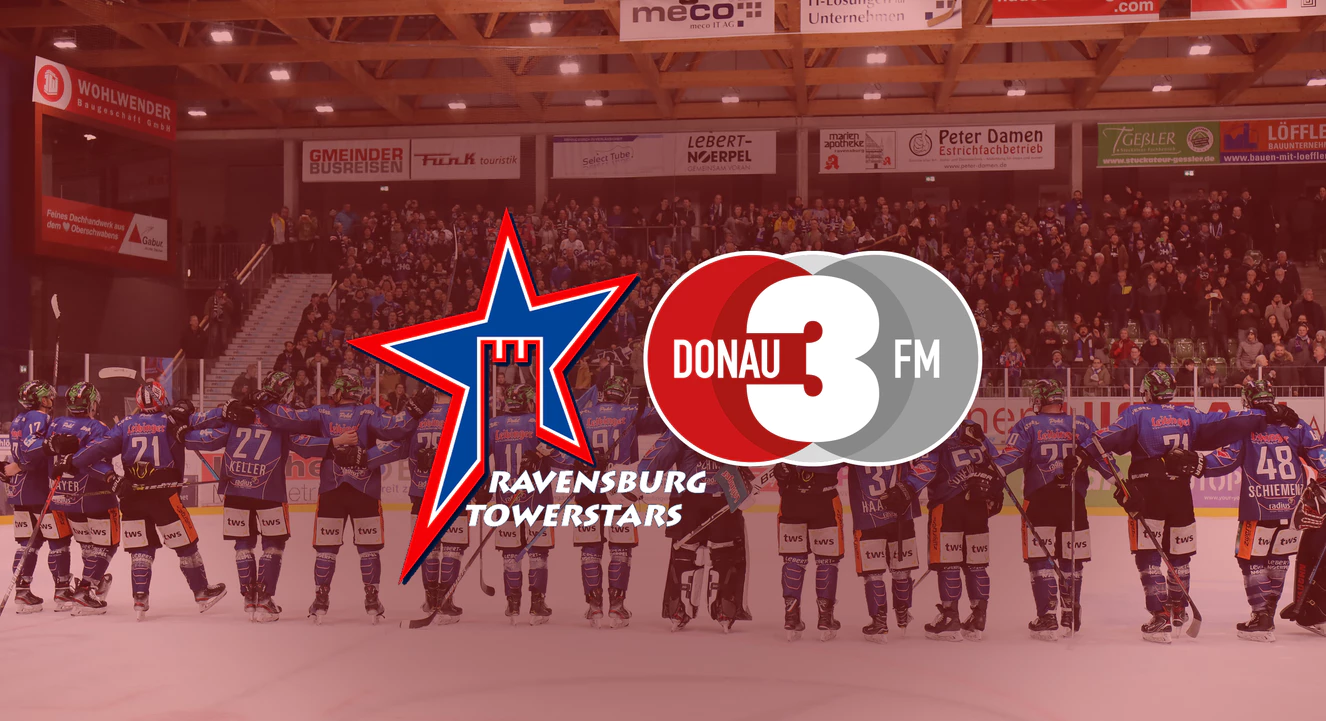 Towerstars und DONAU 3 FM Logo