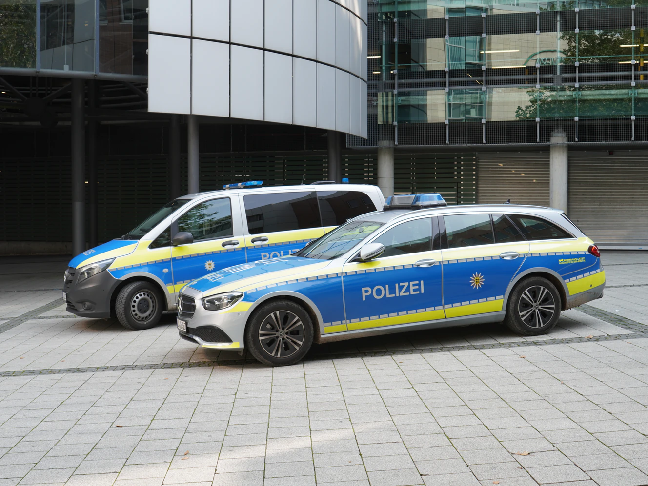 Polizei, Polizeiauto, Ulm