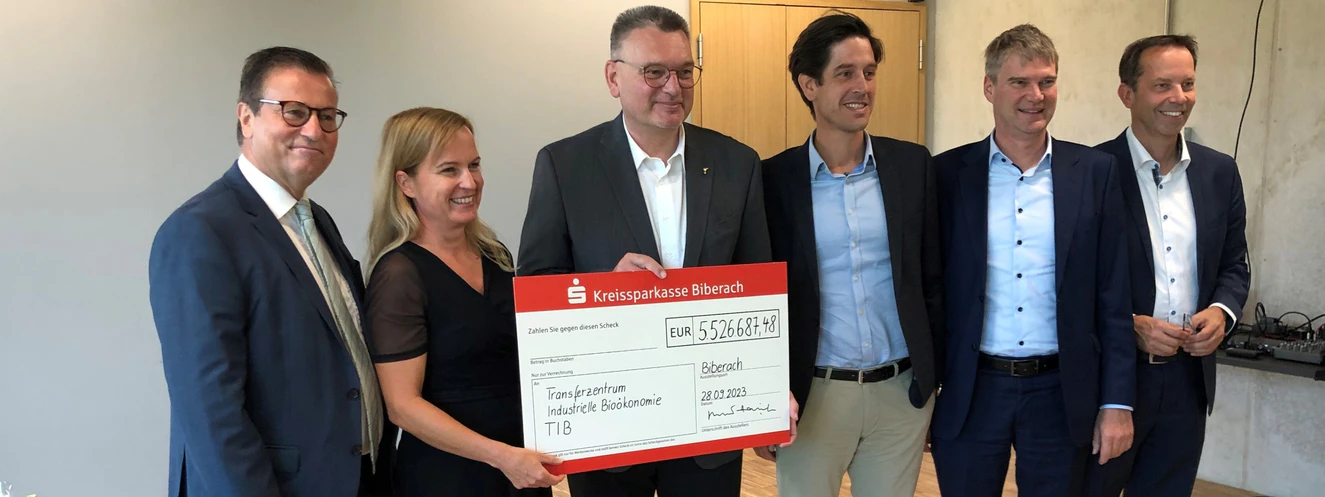 Biberach: Förderung für geplantes Transferzentrum Industrielle Bioökonomie - kurz TIB