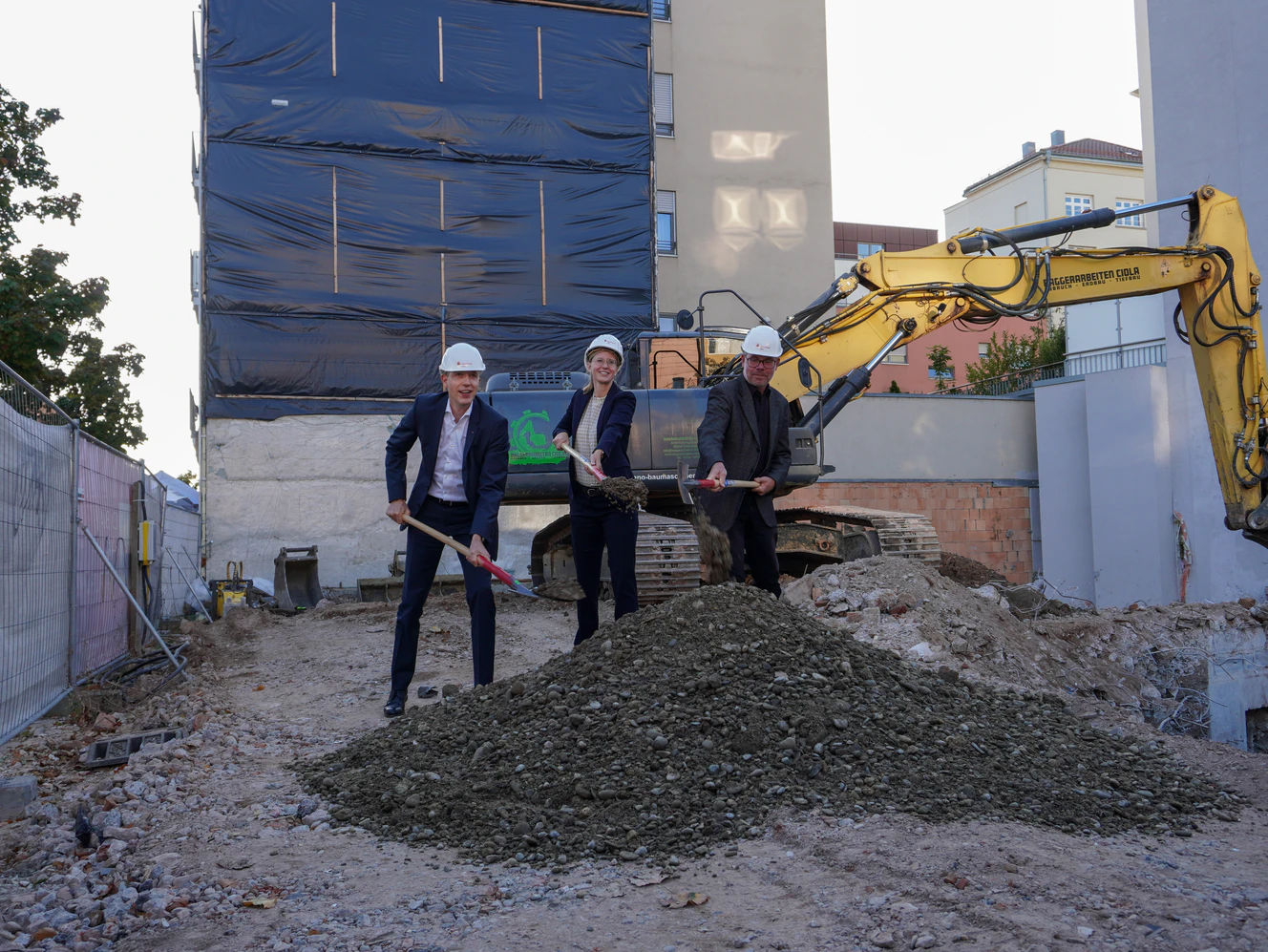 Spatenstich für das P3 in Neu-Ulm