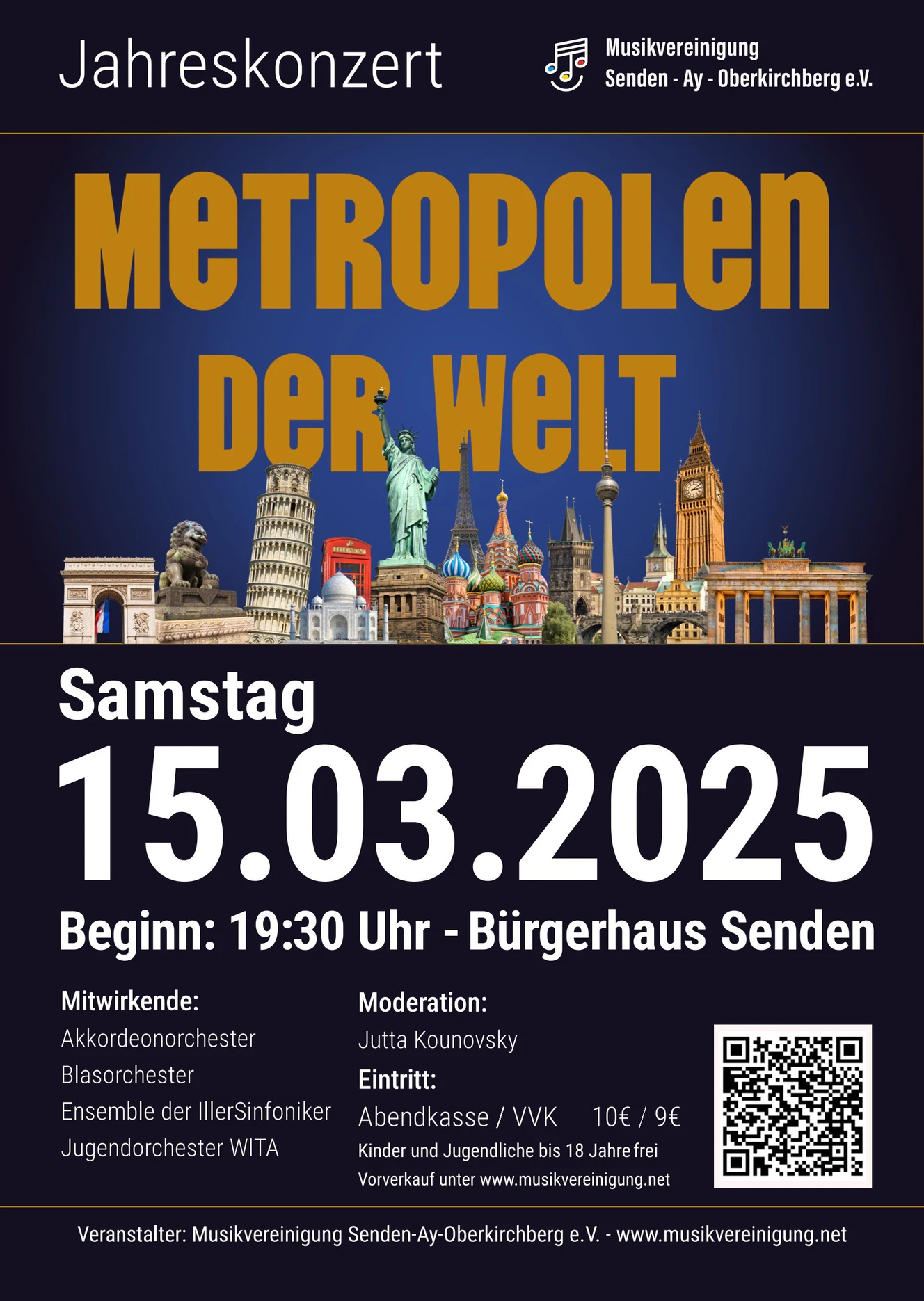 Jahreskonzert der Musikvereinigung Senden-Ay-Oberkirchberg e.V.