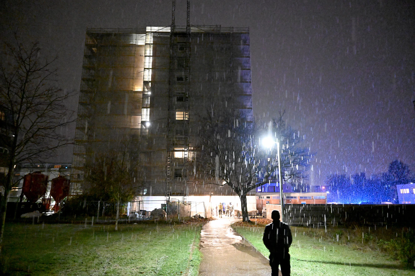 Brand in Ulmer Hochhaus — © Thomas Heckmann