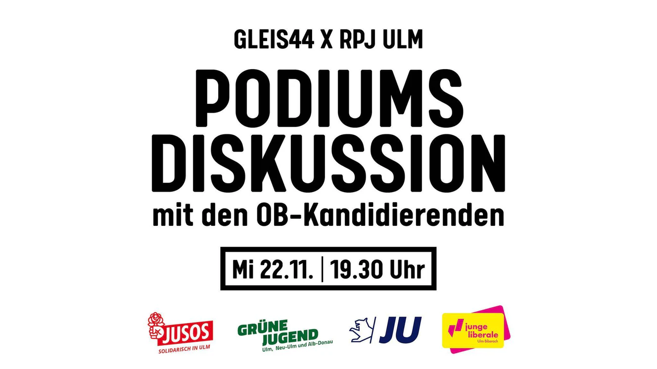 OB-Wahl Ulm: Kandidierende im Gleis44 — © Gleis44