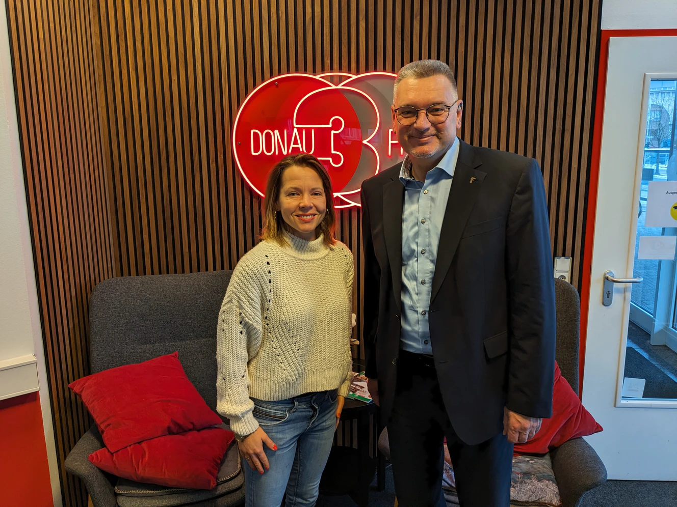 Biberachs Oberbürgermeister Norbert Zeidler ist zu Gast bei Sabrina trifft