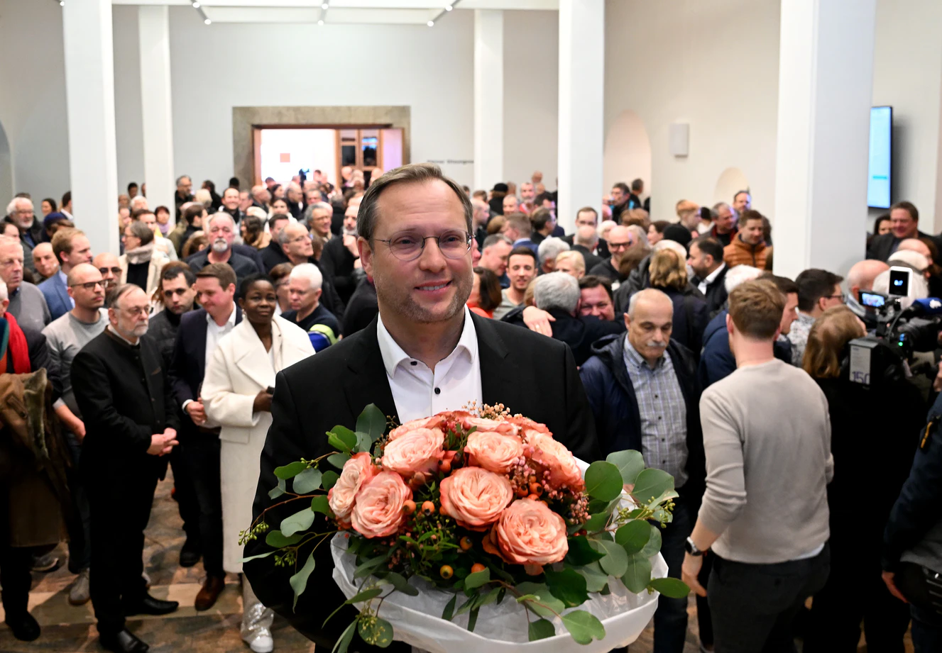 Bilder vom Wahlabend im Ulmer Rathaus mit Gunter Czisch und Martin Ansbacher — © Thomas Heckmann