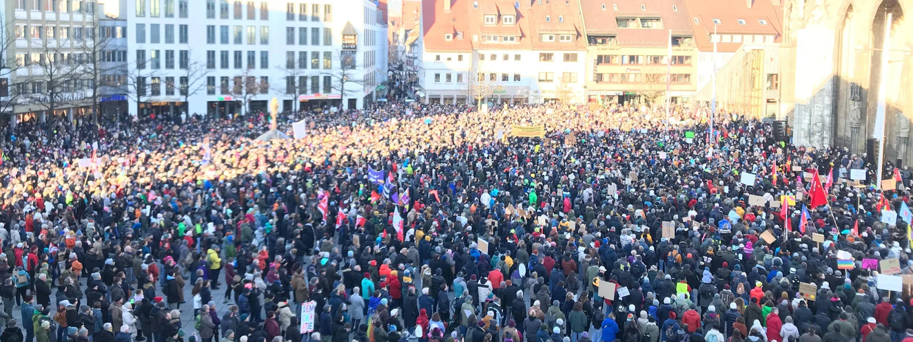 Demo gegen rechts Ulm