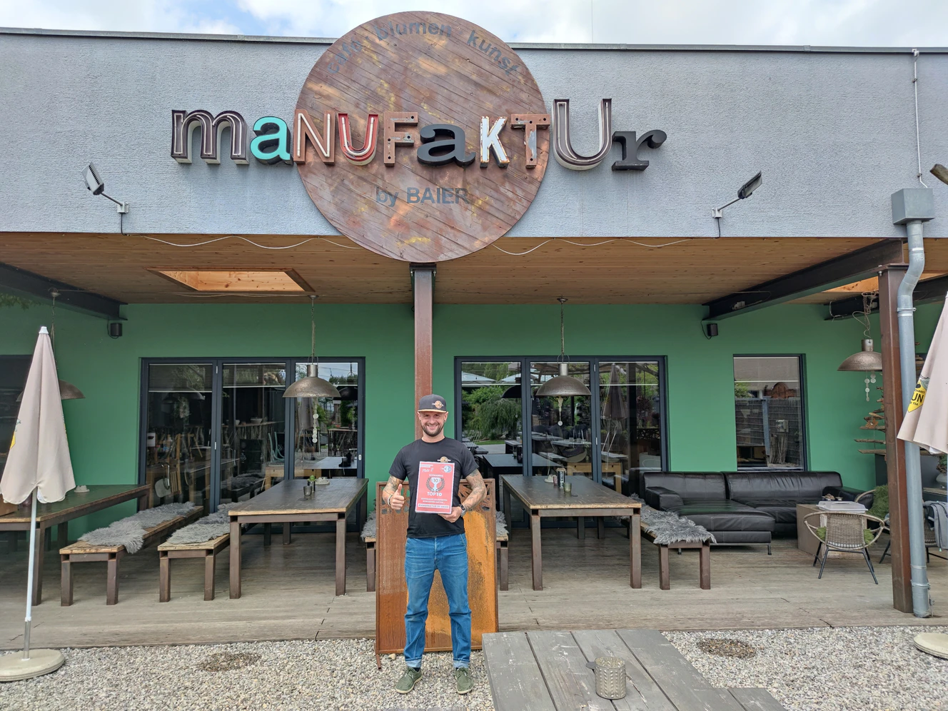 Die Manufaktur by Baier ist der beliebteste Biergarten Schwabens