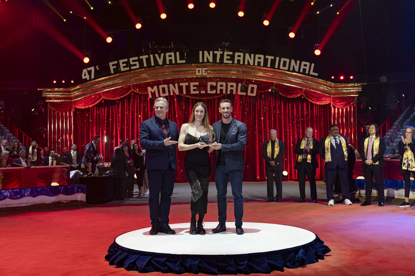 Lea Toran Jenner und Francis Perreault gewinnen prestigeträchtigen Zirkuspreis in Monte Carlo — © Direction de la Communication/Manuel Vitali