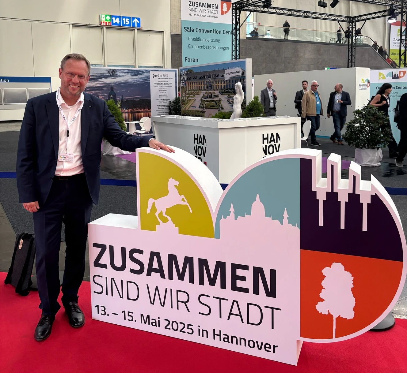 Ulms OB Ansbacher bei der Hauptversammlung des Deutschen Städtetags in Hannover — © Stadt Ulm