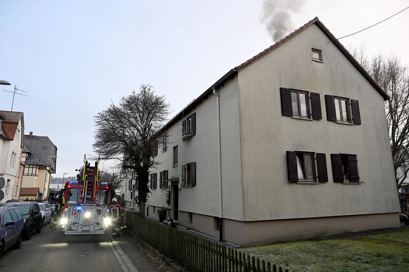 In Ulm Söflingen erschreckte ein Kaminbrand die Anwohner. — © Thomas Heckmann