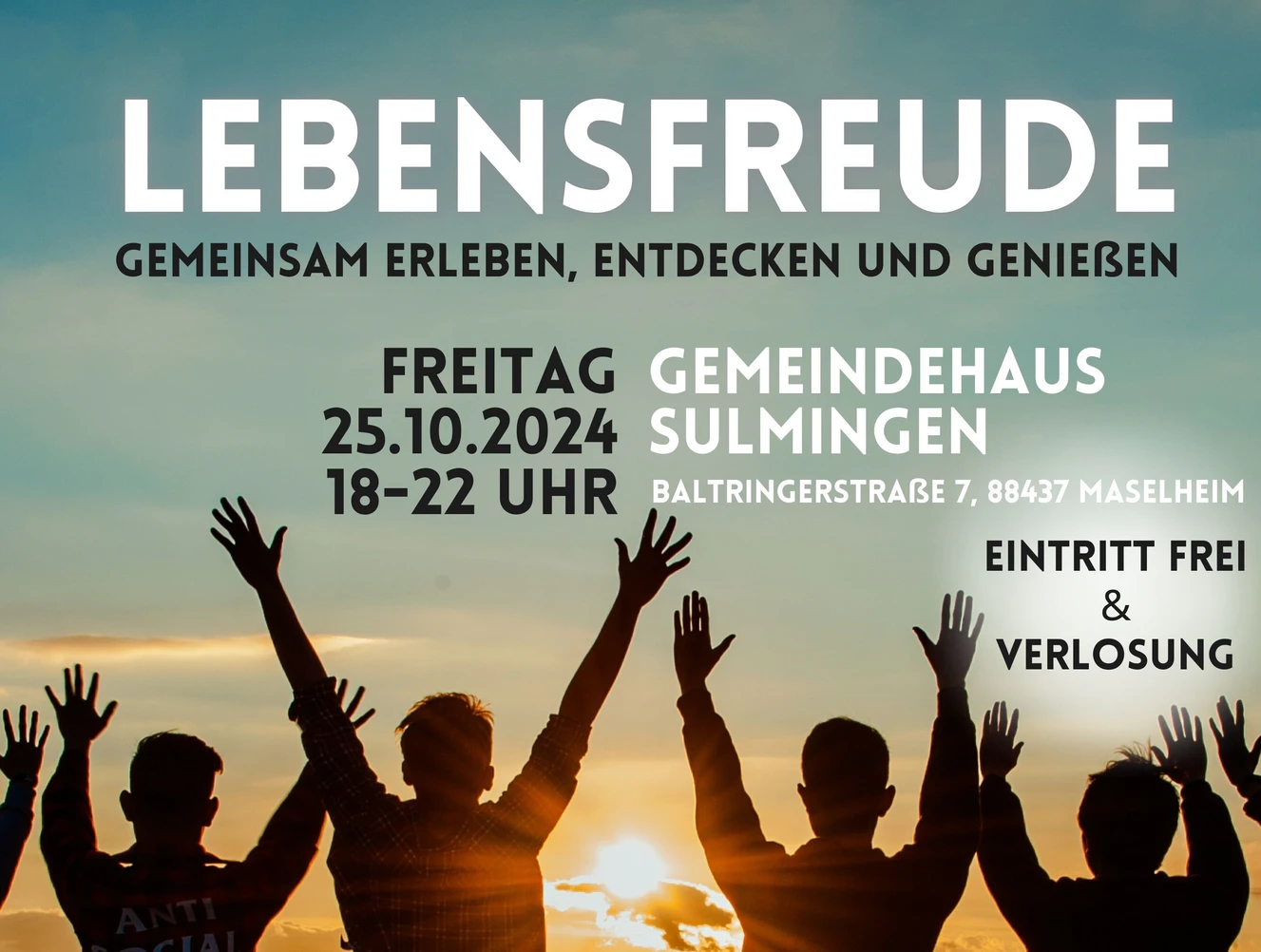 Lebensfreue Messe für gemeinsam erleben, entdecken und genießen in Sulmingen