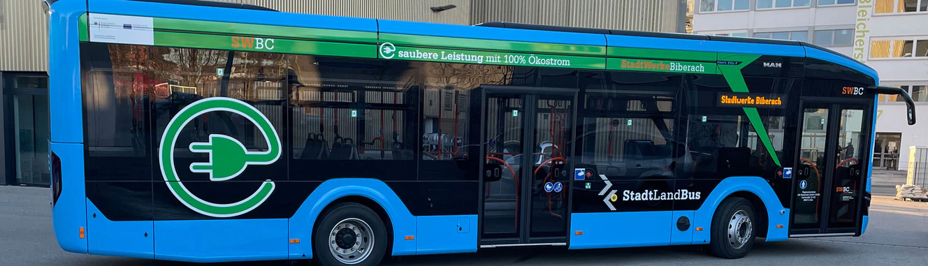 Elektrobus Biberach — © StadtWerkeBiberach 