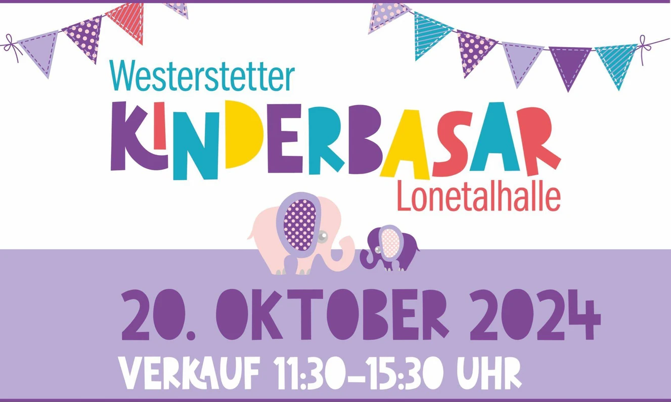 Am 20. Oktober findet der Kinderbasar in Westerstetten statt.