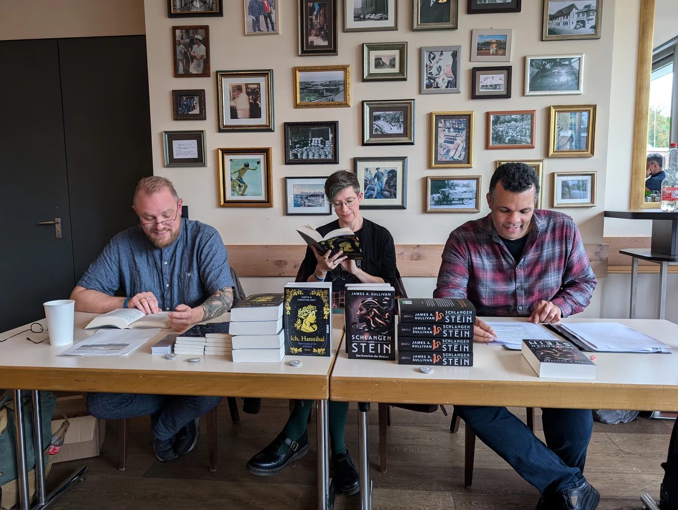 Fantasy-Lesung mit Judith & Christian Vogt und James A. Sullivan — © Übermorgenwelt Ulm