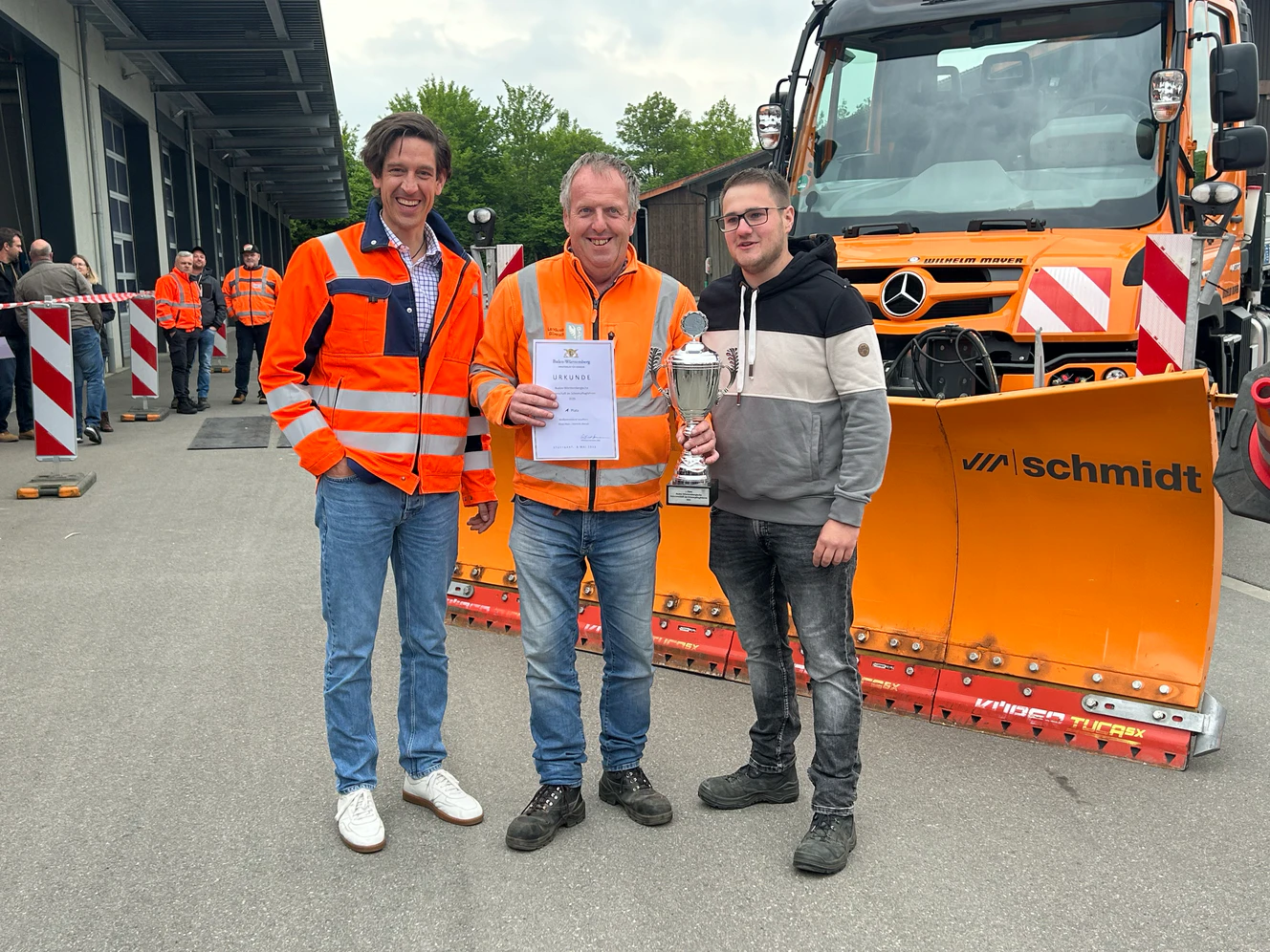 Schneepflug-Meisterschaft in Laupheim: Gewinner