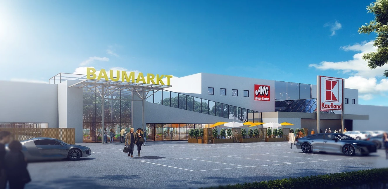 Visualisierung Kaufland Galerie Shopping-Mall — © ACTIV-Group/Unternehmensgruppe Dünkel
