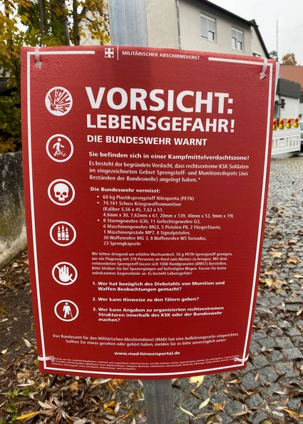 Flugblatt in Blaustein erschreckt Bürger — © Thomas Heckmann